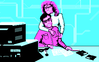 Chip's Challenge ending screen, DOS/CGA